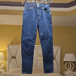 Re/Done Women's Blue Skinny Jeans Fits 27